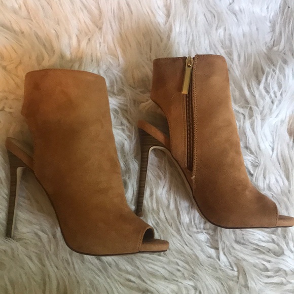 Brown Suede Booties - Picture 2 of 4
